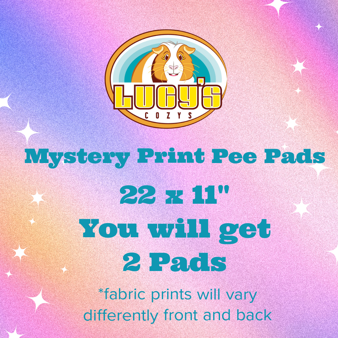 Pee Pads ~ Mystery Fabric Prints